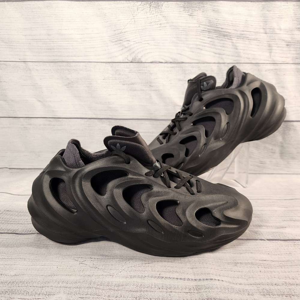 Adidas AdiFOM Q Men's Size 8 Carbon Black Sneakers HP6586